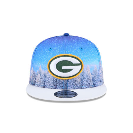 Green Bay Packers Winter Photoreal 9FIFTY Snapback Hat