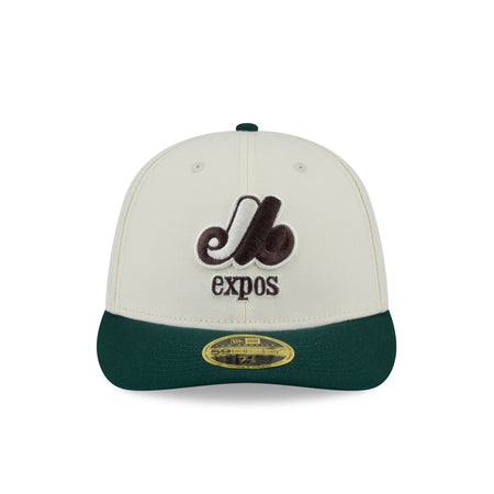 Montreal Expos Mahogany Dust Low Profile 59FIFTY Fitted Hat