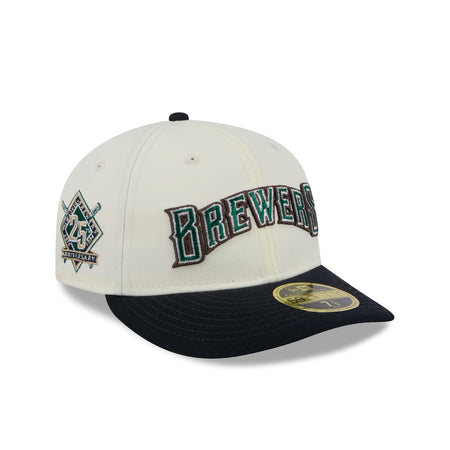 Milwaukee Brewers Forest Visor Retro Crown 59FIFTY Fitted Hat