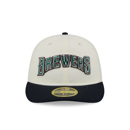 Milwaukee Brewers Forest Visor Retro Crown 59FIFTY Fitted Hat