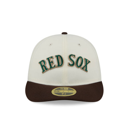 Boston Red Sox Forest Visor Retro Crown 59FIFTY Fitted Hat