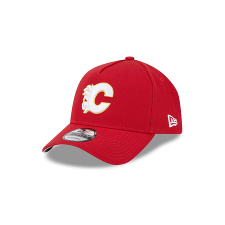 Calgary Flames Team 9FORTY A-Frame Snapback Hat