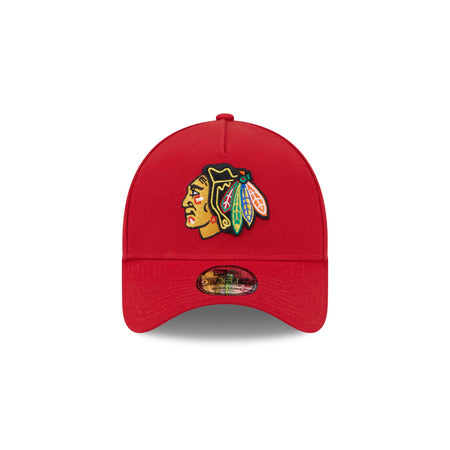 Chicago Blackhawks Red Team 9FORTY A-Frame Snapback Hat