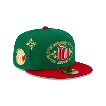 Mexico Baseball Green Charro 59FIFTY Fitted Hat