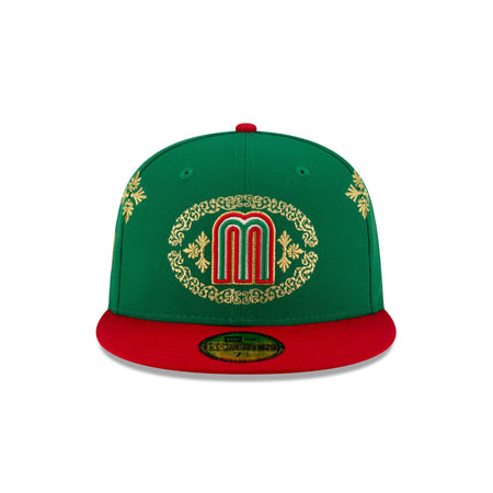 Mexico Baseball Green Charro 59FIFTY Fitted Hat