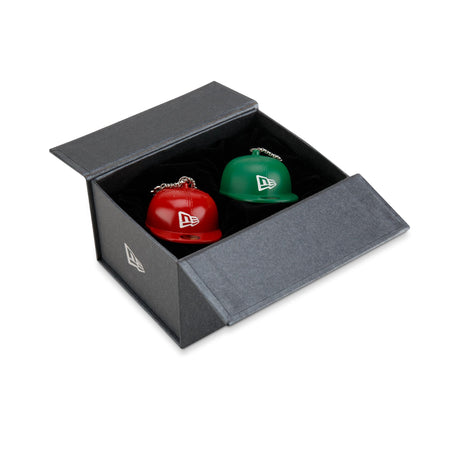 New Era Cap Red & Green 59FIFTY Fitted Holiday Ornament Pack