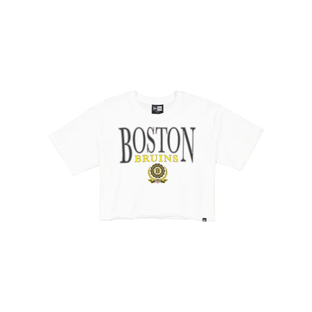 Boston Bruins Throwback Prep Women's Cropped T-Shirt