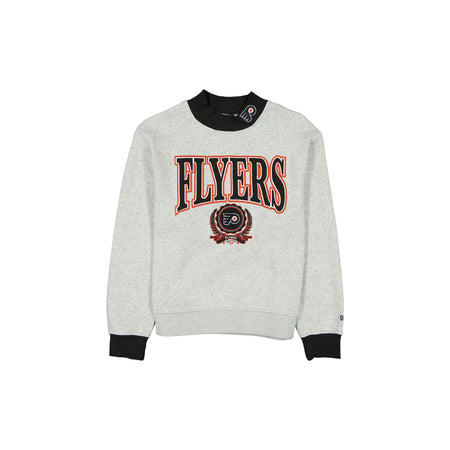 Philadelphia Flyers Throwback Prep Women's Mockneck Sweatshirt