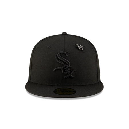 Paper Planes x Chicago White Sox Blackout 59FIFTY Fitted Hat