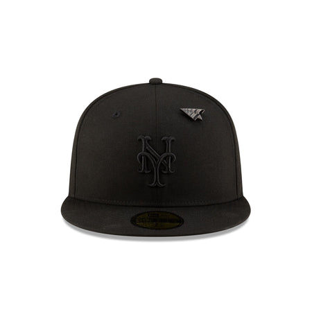 Paper Planes x New York Mets Blackout 59FIFTY Fitted Hat