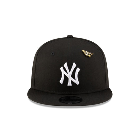 Paper Planes x New York Yankees Black 9FIFTY Snapback Hat