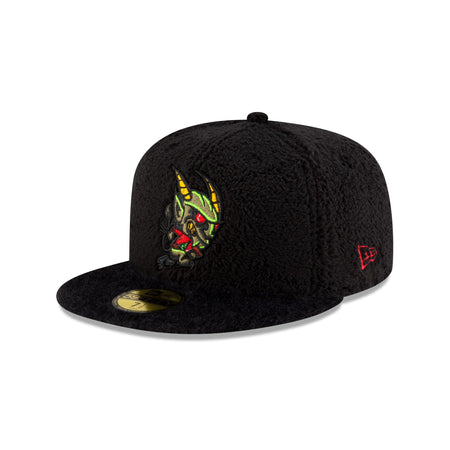 Krampus Black Fleece 59FIFTY Fitted Hat