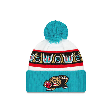 Memphis Grizzlies Classic Edition Birdseye Blue Pom Knit Hat