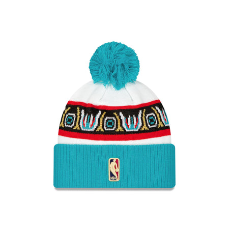 Memphis Grizzlies Classic Edition Birdseye Blue Pom Knit Hat