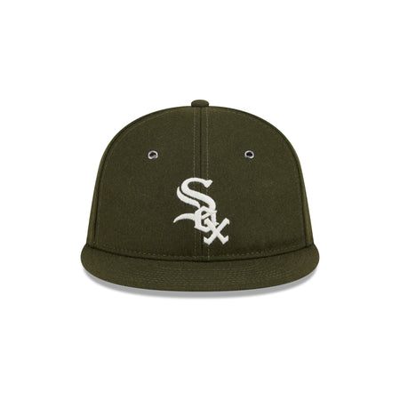 Chicago White Sox New Olive Wool Retro Crown 9FIFTY Adjustable Hat