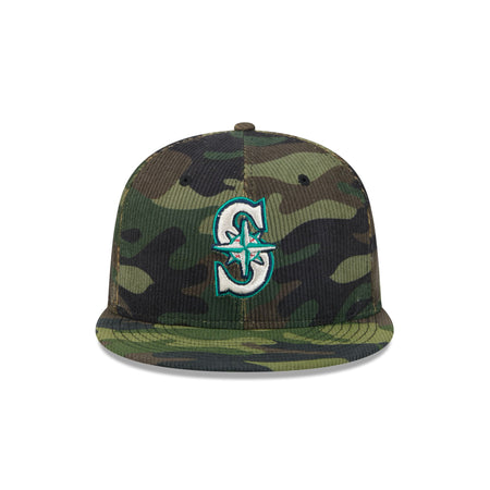 Seattle Mariners Camo Cord 59FIFTY Fitted Hat