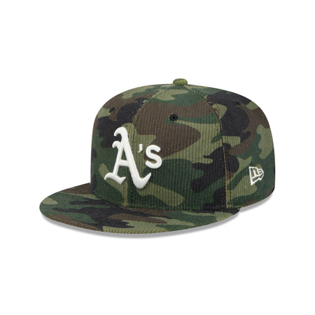 Oakland Athletics Camo Cord 59FIFTY Fitted Hat