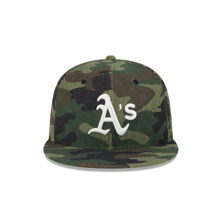 Oakland Athletics Camo Cord 59FIFTY Fitted Hat