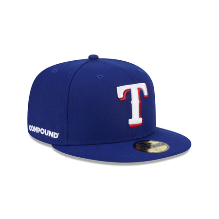 Compound x Texas Rangers 59FIFTY Fitted Hat