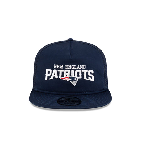 New England Patriots Washed Script Golfer Snapback