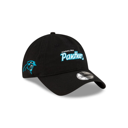 Carolina Panthers Washed Script 9TWENTY Adjustable Hat