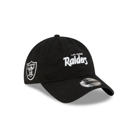 Las Vegas Raiders Washed Script 9TWENTY Adjustable Hat