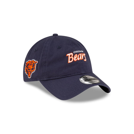 Chicago Bears Washed Script 9TWENTY Adjustable Hat