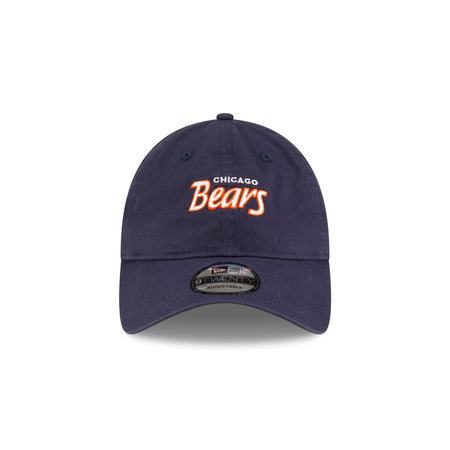 Chicago Bears Washed Script 9TWENTY Adjustable Hat