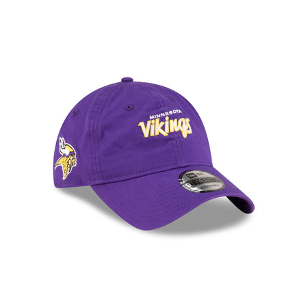 Minnesota Vikings Washed Script 9TWENTY Adjustable Hat