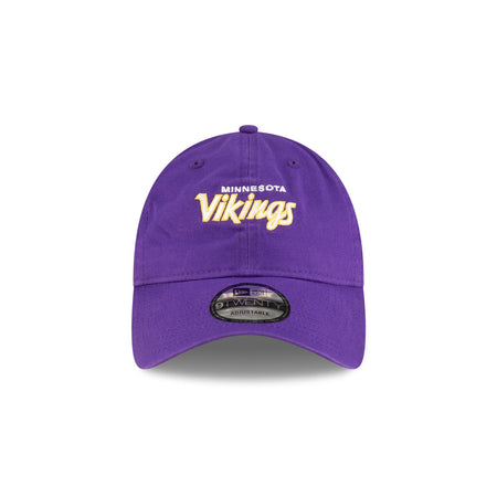 Minnesota Vikings Washed Script 9TWENTY Adjustable Hat