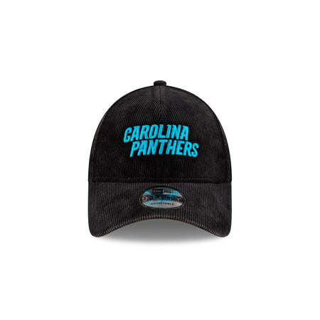 Carolina Panthers Washed Cord 9FORTY Adjustable Hat