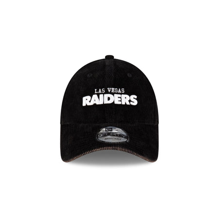 Las Vegas Raiders Washed Cord 9FORTY Adjustable Hat