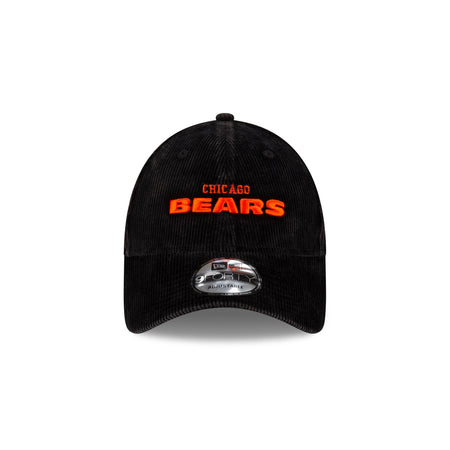 Chicago Bears Washed Cord 9FORTY Adjustable Hat