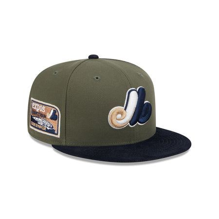 Montreal Expos Olive Green 59FIFTY Fitted Hat