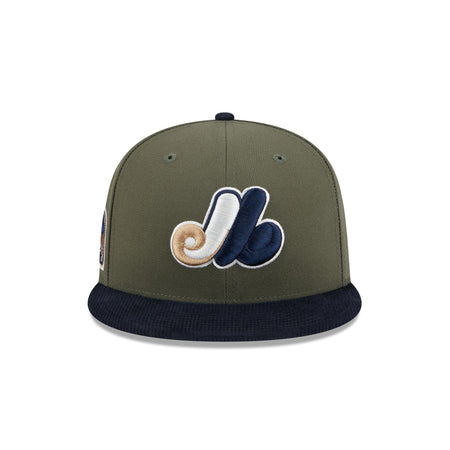 Montreal Expos Olive Green 59FIFTY Fitted Hat