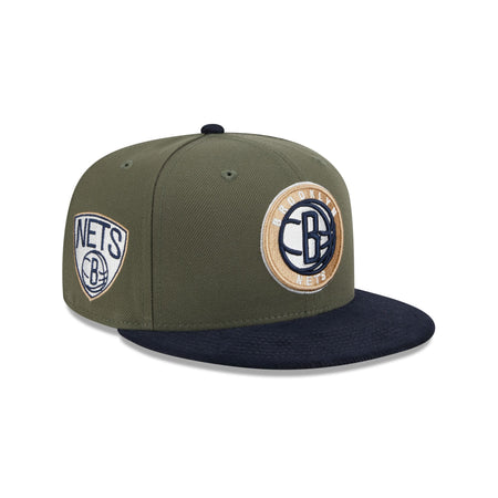 Brooklyn Nets Olive Green 59FIFTY Fitted Hat