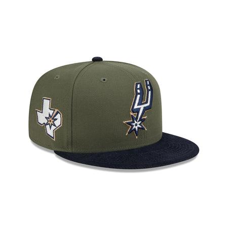 San Antonio Spurs Olive Green 59FIFTY Fitted Hat