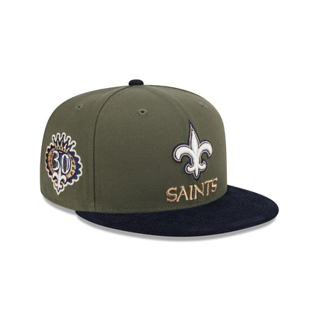 New Orleans Saints Olive Green 59FIFTY Fitted Hat