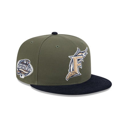 Miami Marlins Olive Green 59FIFTY Fitted Hat