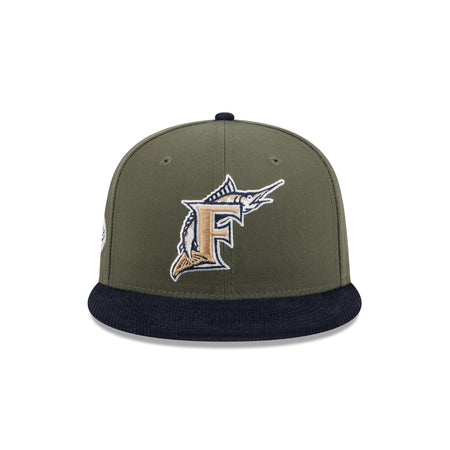 Miami Marlins Olive Green 59FIFTY Fitted Hat