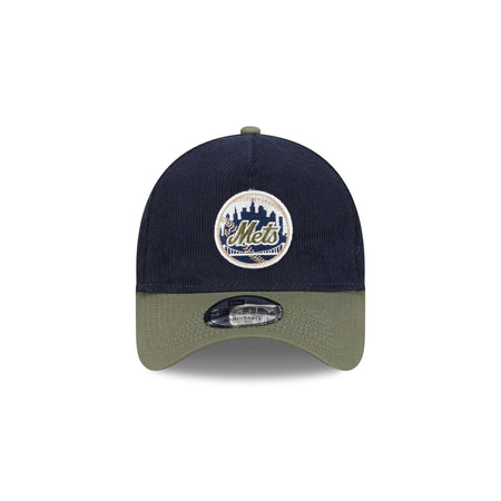 New York Mets Navy 9FORTY A-Frame Snapback Hat