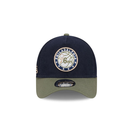 Philadelphia 76ers Navy 9FORTY A-Frame Snapback Hat