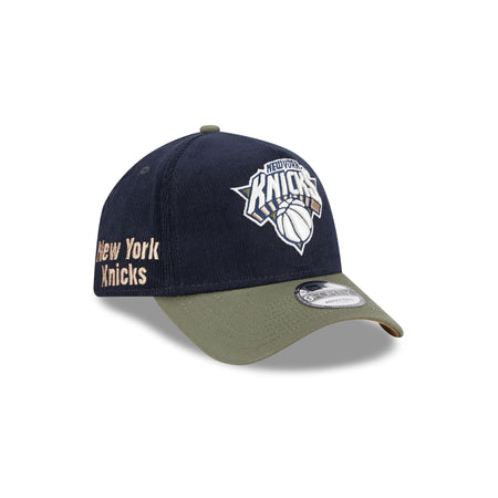 New York Knicks Navy 9FORTY A-Frame Snapback Hat