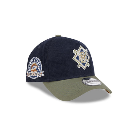 Milwaukee Brewers Navy 9FORTY A-Frame Snapback Hat