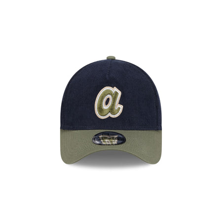 Atlanta Braves Navy 9FORTY A-Frame Snapback Hat