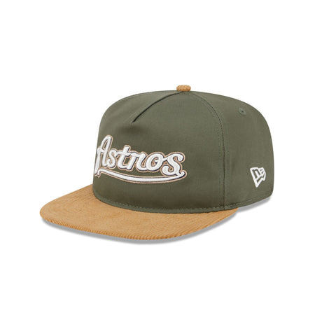 Houston Astros Olive Green Golfer Hat