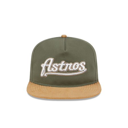 Houston Astros Olive Green Golfer Hat