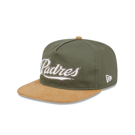 San Diego Padres Olive Green Golfer Hat