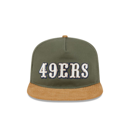 San Francisco 49ers Olive Green Golfer Hat