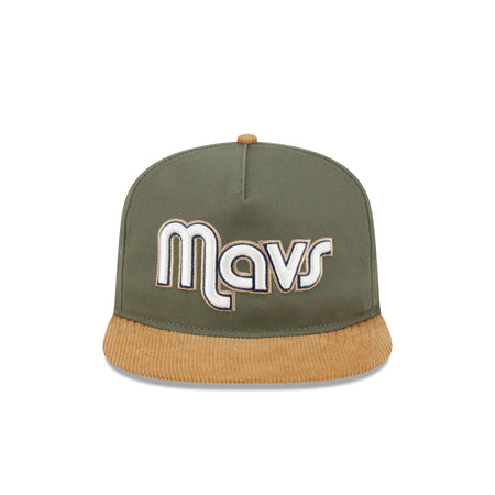 Dallas Mavericks Olive Green Golfer Hat